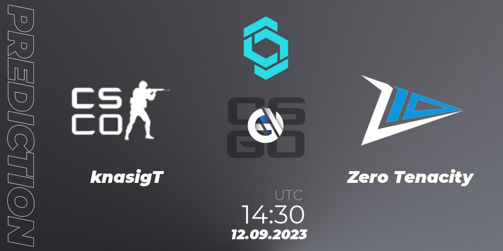 knasigT - Zero Tenacity: прогноз. 12.09.2023 at 15:05, Counter-Strike (CS2), CCT North Europe Series #8: Closed Qualifier