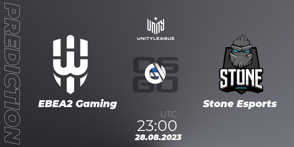 EBEA2 Gaming - Stone Esports: прогноз. 28.08.2023 at 23:45, Counter-Strike (CS2), LVP Unity League Argentina 2023