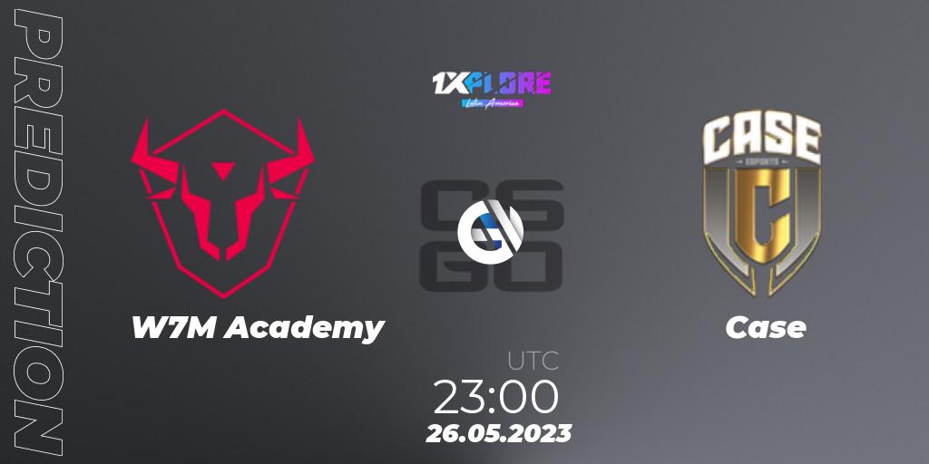 w7m Academy - Case: прогноз. 26.05.2023 at 23:00, Counter-Strike (CS2), 1XPLORE Latin America Cup 1