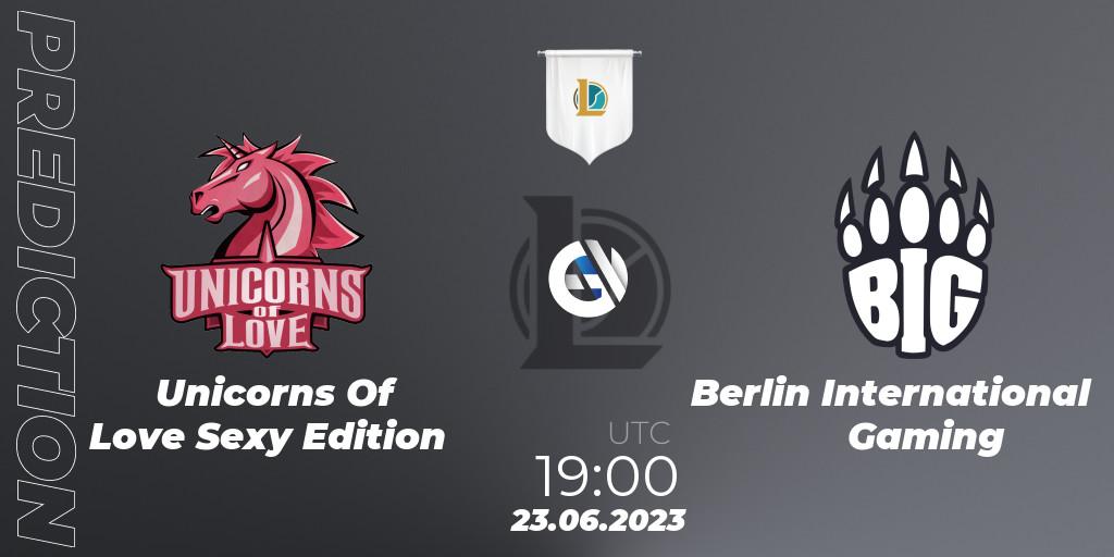 Unicorns Of Love Sexy Edition - Berlin International Gaming: прогноз. 23.06.2023 at 19:00, LoL, Prime League Summer 2023 - Group Stage