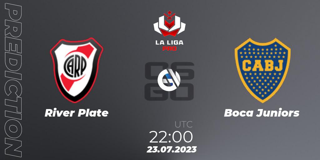 River Plate - Boca Juniors: прогноз. 23.07.2023 at 22:00, Counter-Strike (CS2), La Liga 2023: Pro Division