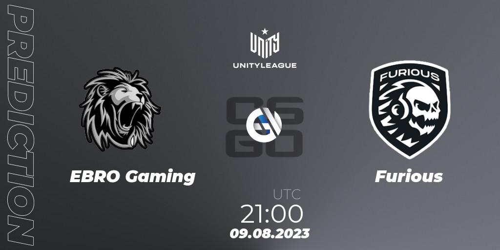 EBRO Gaming - Furious: прогноз. 09.08.23, CS2 (CS:GO), LVP Unity League Argentina 2023