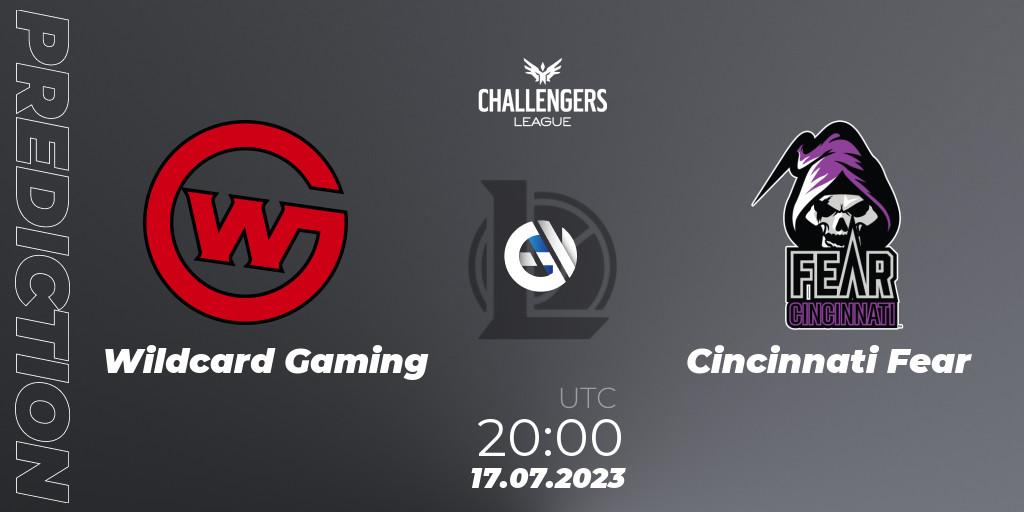 Wildcard Gaming - Cincinnati Fear: прогноз. 26.06.2023 at 20:00, LoL, North American Challengers League 2023 Summer - Group Stage