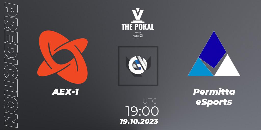 AEX-1 - Permitta eSports: прогноз. 19.10.23, VALORANT, PROJECT V 2023: THE POKAL
