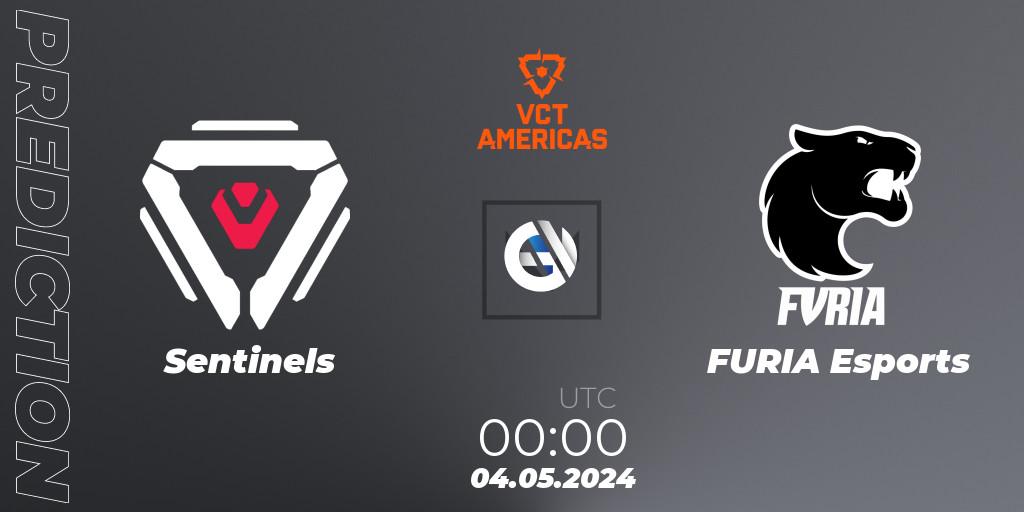 Sentinels - FURIA Esports: прогноз. 04.05.2024 at 00:00, VALORANT, VALORANT Champions Tour 2024: Americas League - Stage 1 - Group Stage