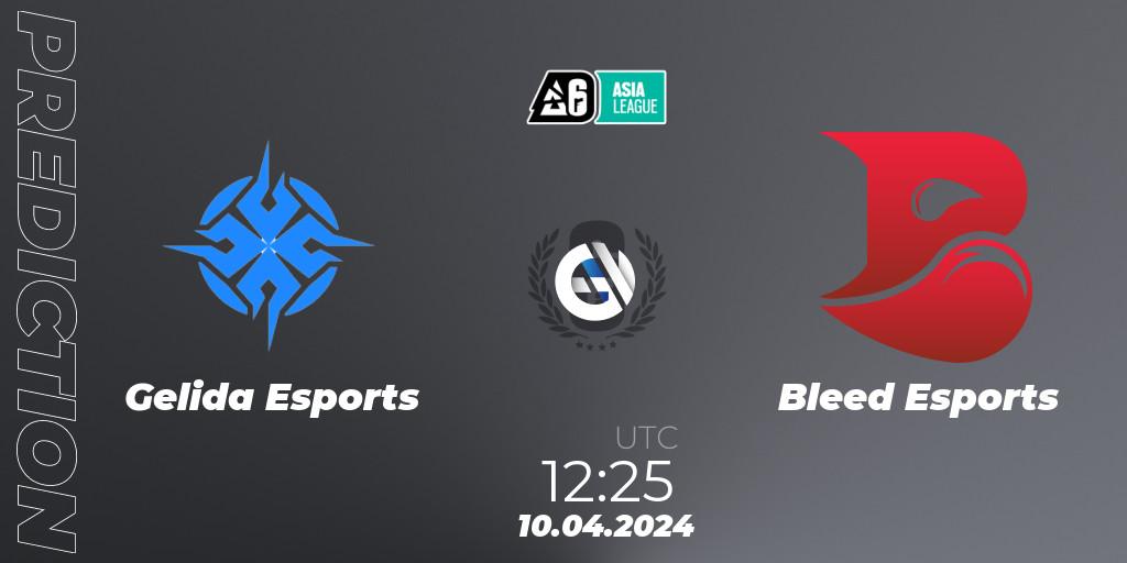 Gelida Esports - Bleed Esports: прогноз. 10.04.24, Rainbow Six, Asia League 2024 - Stage 1