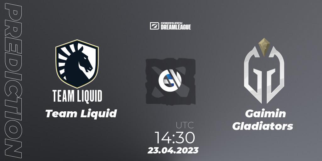 Team Liquid - Gaimin Gladiators: прогноз. 23.04.23, Dota 2, DreamLeague Season 19