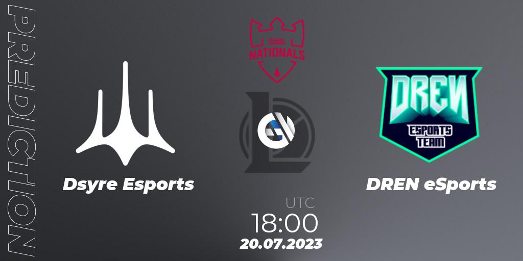 Dsyre Esports - DREN eSports: прогноз. 20.07.2023 at 18:00, LoL, PG Nationals Summer 2023