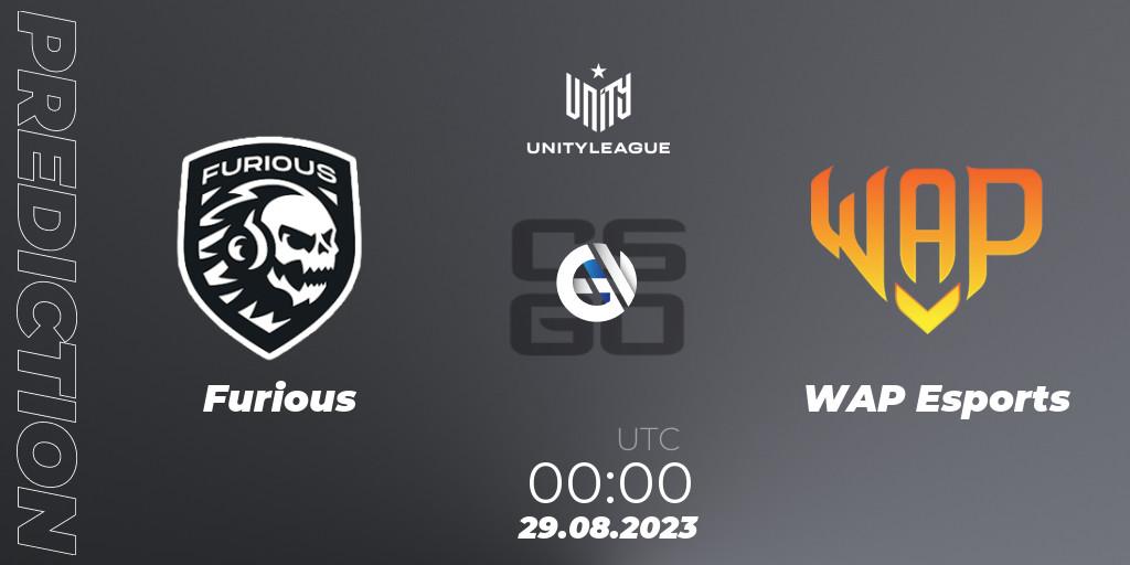 Furious - WAP Esports: прогноз. 29.08.2023 at 01:00, Counter-Strike (CS2), LVP Unity League Argentina 2023