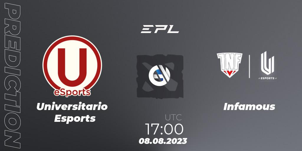 Universitario Esports - Infamous: прогноз. 08.08.2023 at 17:11, Dota 2, EPL World Series: America Season 6