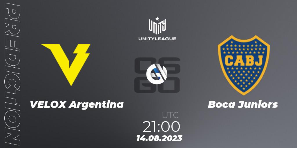 VELOX Argentina - Boca Juniors: прогноз. 14.08.2023 at 21:00, Counter-Strike (CS2), LVP Unity League Argentina 2023