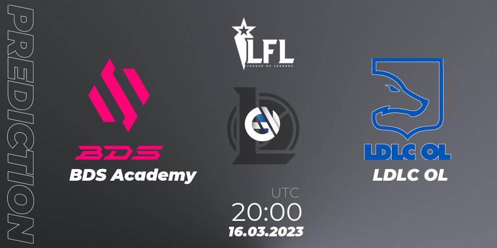 BDS Academy - LDLC OL: прогноз. 16.03.23, LoL, LFL Spring 2023 - Group Stage