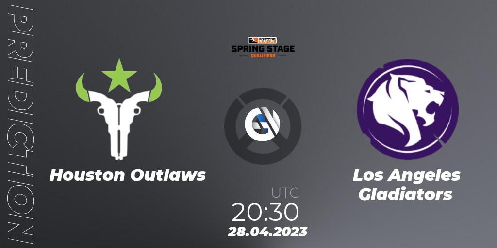 Houston Outlaws - Los Angeles Gladiators: прогноз. 28.04.23, Overwatch, OWL Stage Qualifiers Spring 2023 West