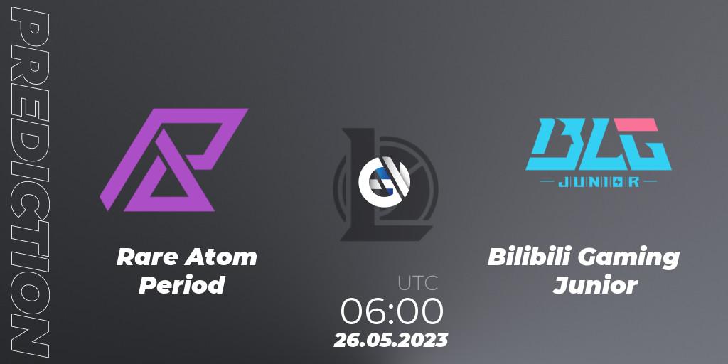Rare Atom Period - Bilibili Gaming Junior: прогноз. 26.05.2023 at 06:00, LoL, LDL 2023 - Regular Season - Stage 3 Qualification
