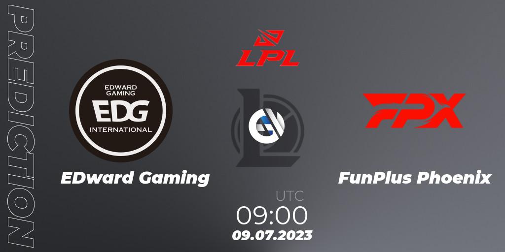 EDward Gaming - FunPlus Phoenix: прогноз. 09.07.23, LoL, LPL Summer 2023 Regular Season