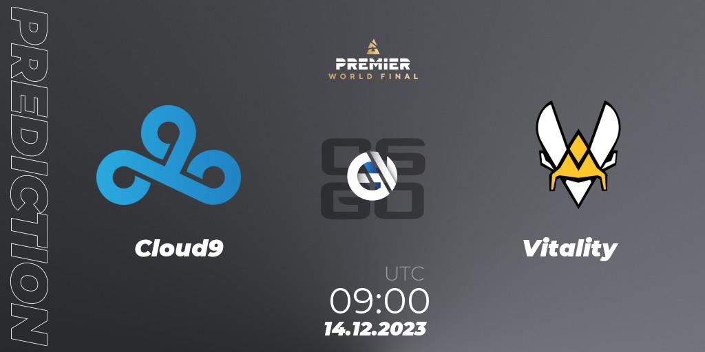 Cloud9 - Vitality: прогноз. 14.12.2023 at 09:05, Counter-Strike (CS2), BLAST Premier World Final 2023
