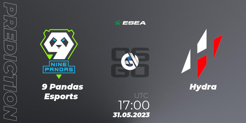 9 Pandas Esports - Hydra: прогноз. 31.05.23, CS2 (CS:GO), ESEA Advanced Season 45 Europe