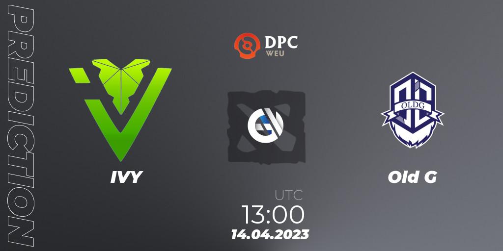IVY - Old G: прогноз. 14.04.2023 at 12:56, Dota 2, DPC 2023 Tour 2: WEU Division II (Lower)