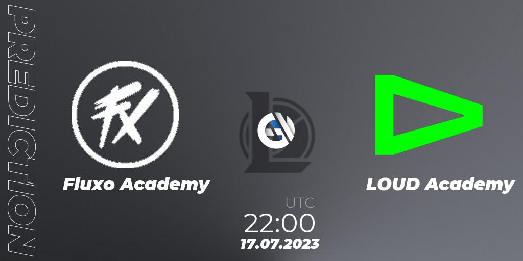 Fluxo Academy - LOUD Academy: прогноз. 17.07.2023 at 22:00, LoL, CBLOL Academy Split 2 2023 - Group Stage