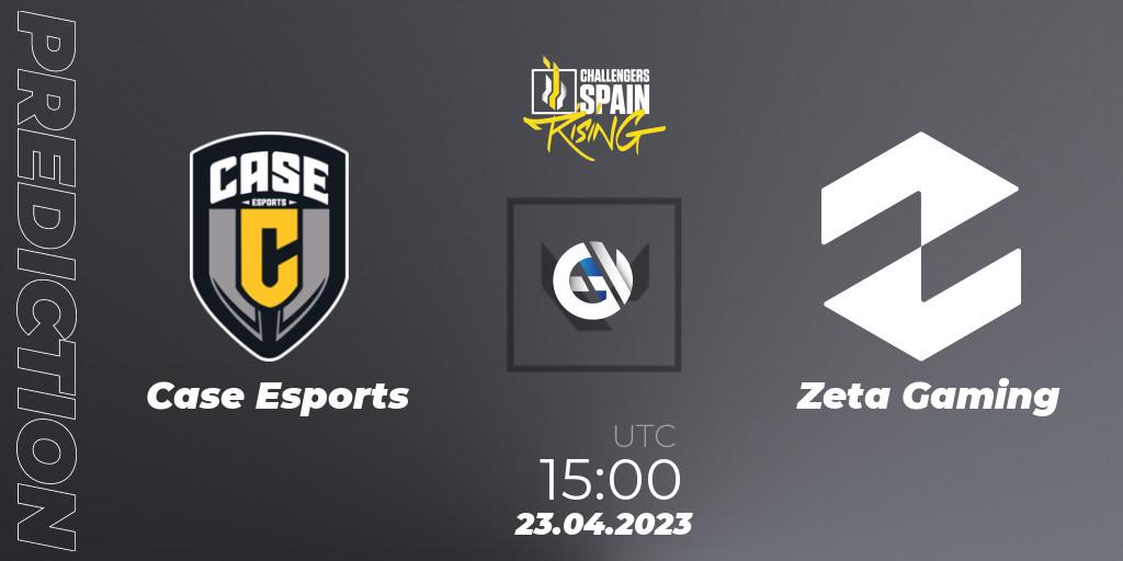 Case Esports - Zeta Gaming: прогноз. 23.04.23, VALORANT, VALORANT Challengers 2023 Spain: Rising Split 2