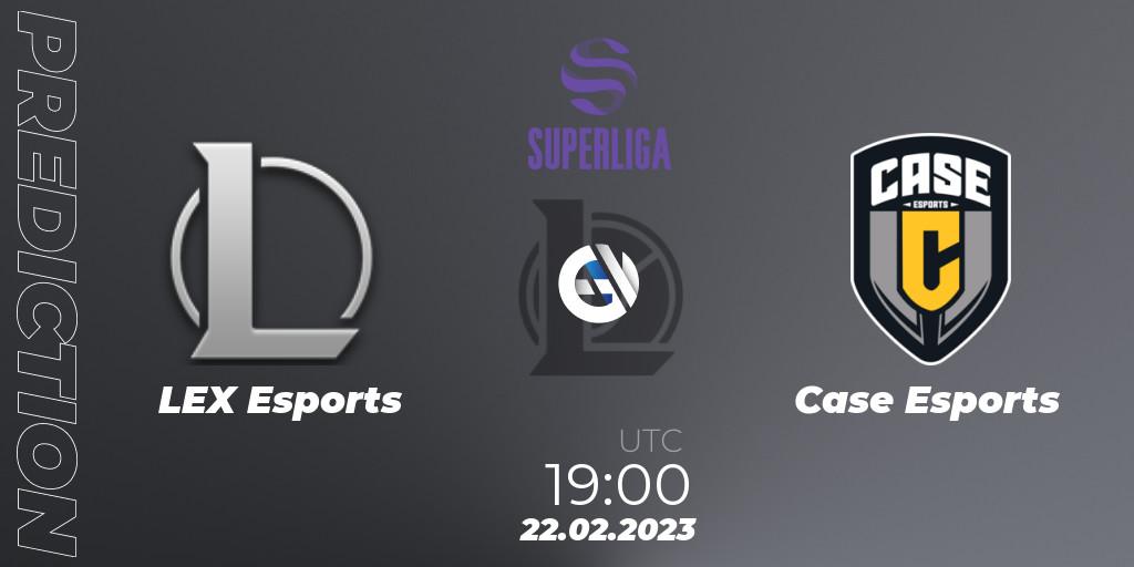 LEX Esports - Case Esports: прогноз. 22.02.23, LoL, LVP Superliga 2nd Division Spring 2023 - Group Stage