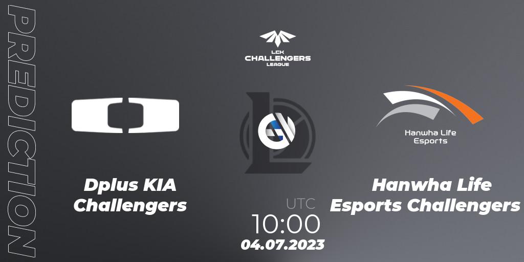 Dplus KIA Challengers - Hanwha Life Esports Challengers: прогноз. 04.07.23, LoL, LCK Challengers League 2023 Summer - Group Stage