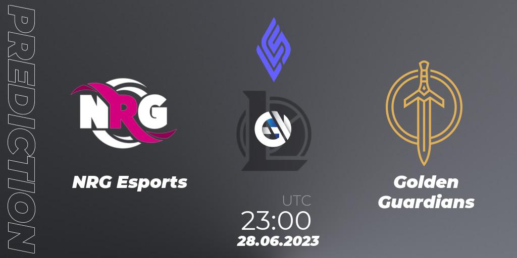 NRG Esports - Golden Guardians: прогноз. 28.06.23, LoL, LCS Summer 2023 - Group Stage