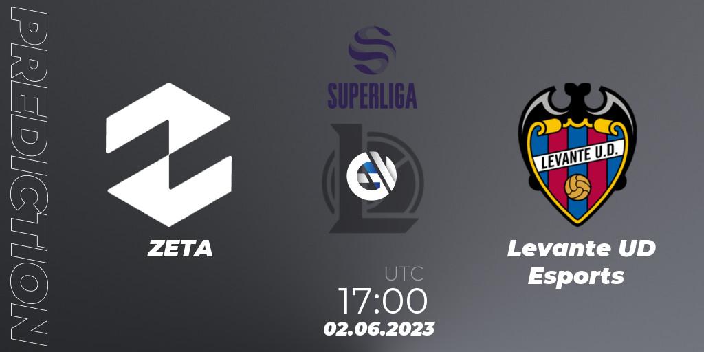 ZETA - Levante UD Esports: прогноз. 02.06.2023 at 16:55, LoL, LVP Superliga 2nd Division 2023 Summer