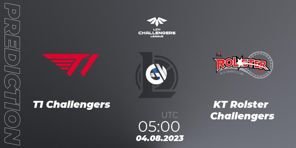 T1 Challengers - KT Rolster Challengers: прогноз. 04.08.23, LoL, LCK Challengers League 2023 Summer - Group Stage