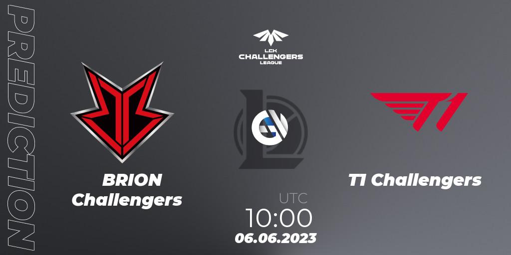 BRION Challengers - T1 Challengers: прогноз. 06.06.23, LoL, LCK Challengers League 2023 Summer - Group Stage
