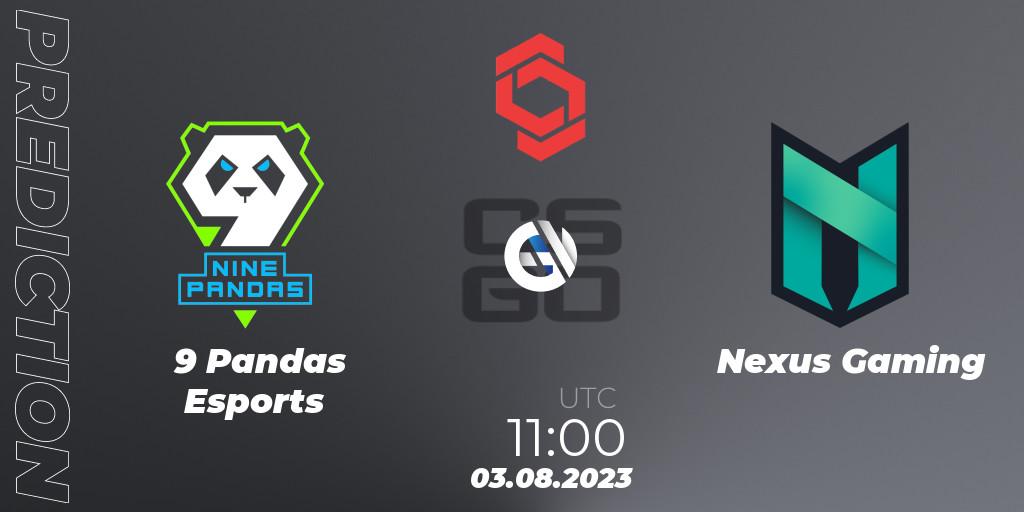 9 Pandas Esports - Nexus Gaming: прогноз. 03.08.23, CS2 (CS:GO), CCT Central Europe Series #7