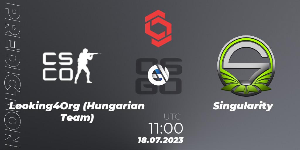 Looking4Org (Hungarian Team) - Singularity: прогноз. 18.07.2023 at 11:00, Counter-Strike (CS2), CCT Central Europe Series #7: Closed Qualifier