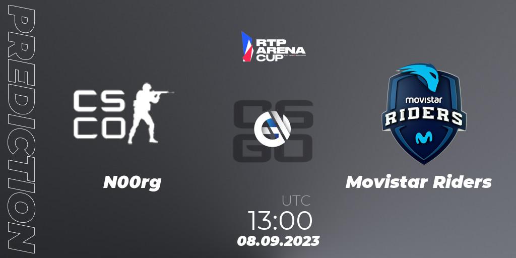 N00rg - Movistar Riders: прогноз. 08.09.2023 at 13:00, Counter-Strike (CS2), RTP Arena Cup 2023