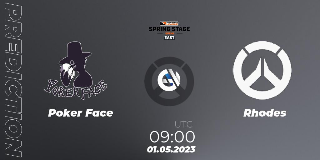 Poker Face - Rhodes: прогноз. 01.05.2023 at 09:00, Overwatch, Overwatch League 2023 - Spring Stage Opens