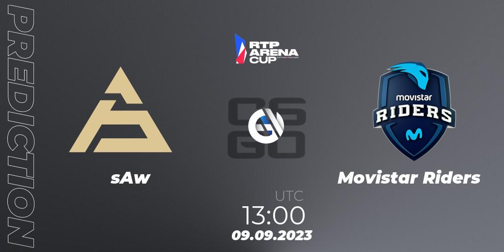 sAw - Movistar Riders: прогноз. 09.09.2023 at 13:00, Counter-Strike (CS2), RTP Arena Cup 2023