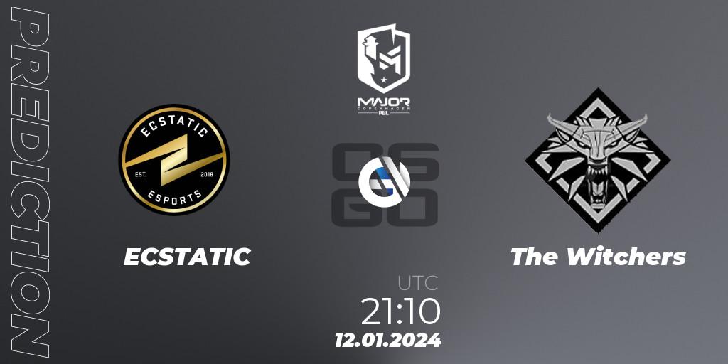 ECSTATIC - The Witchers: прогноз. 12.01.24, CS2 (CS:GO), PGL CS2 Major Copenhagen 2024 Europe RMR Open Qualifier 3