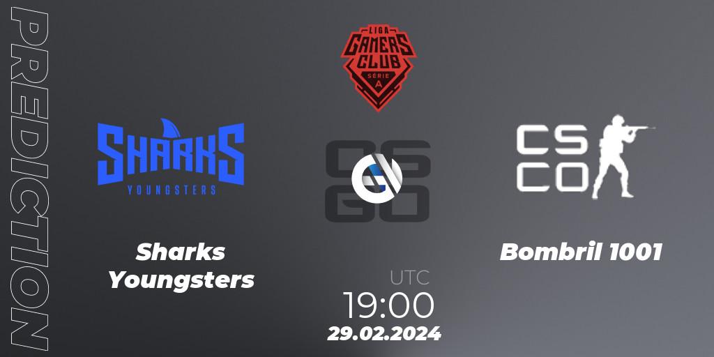Sharks Youngsters - Bombril 1001: прогноз. 29.02.2024 at 19:00, Counter-Strike (CS2), Gamers Club Liga Série A: February 2024