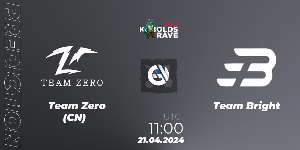 Team Zero (CN) - Team Bright: прогноз. 29.04.2024 at 05:20, Dota 2, Cringe Station Kobolds Rave 2