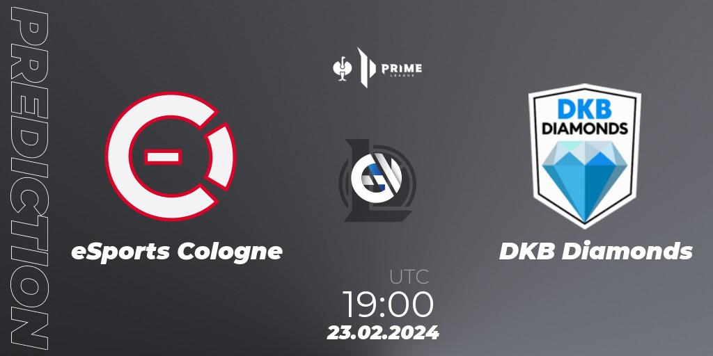 eSports Cologne - DKB Diamonds: прогноз. 23.02.24, LoL, Prime League 2nd Division