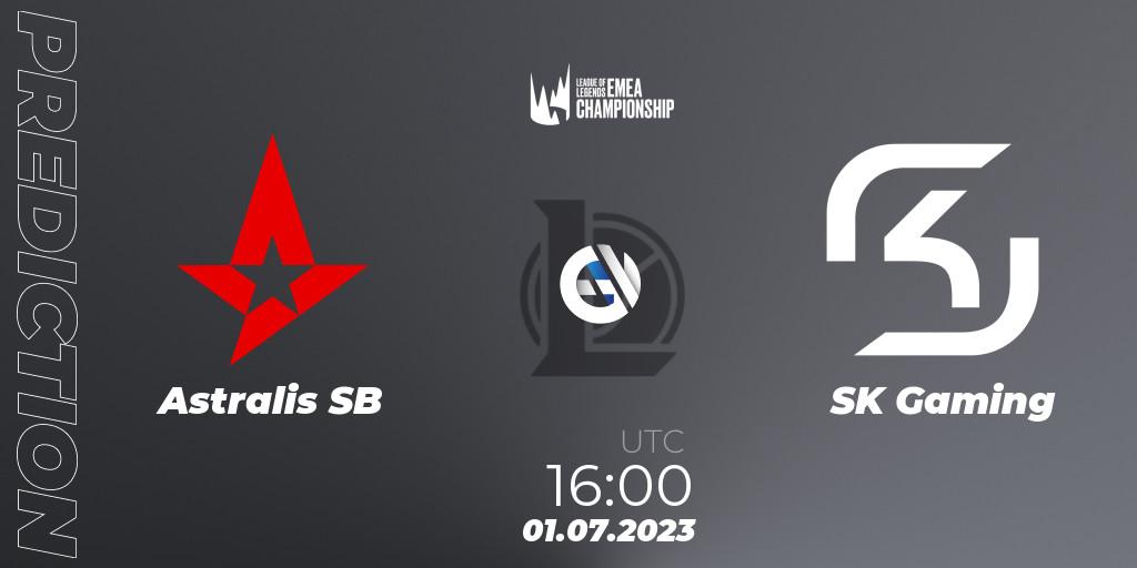 Astralis SB - SK Gaming: прогноз. 01.07.2023 at 16:00, LoL, LEC Summer 2023 - Regular Season