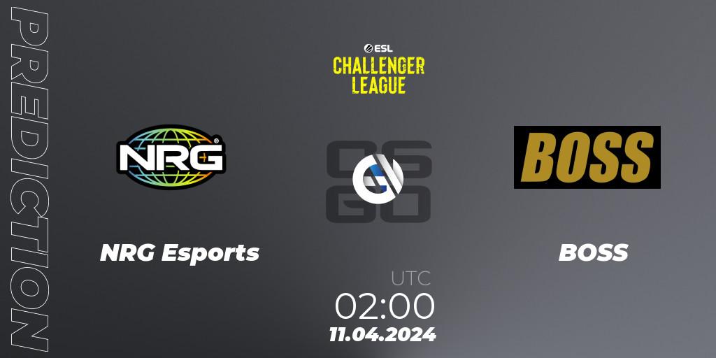 NRG Esports - BOSS: прогноз. 11.04.24, CS2 (CS:GO), ESL Challenger League Season 47: North America