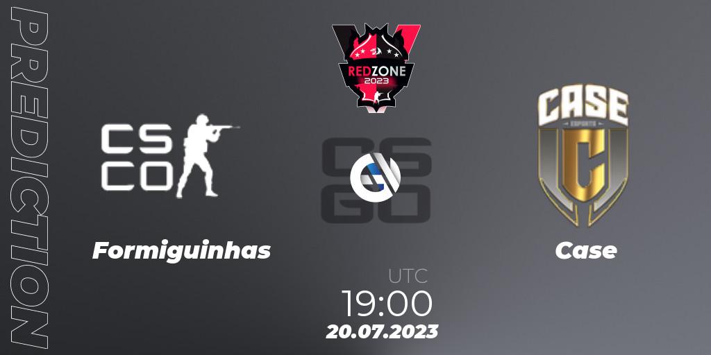 Formiguinhas - Case: прогноз. 20.07.2023 at 19:00, Counter-Strike (CS2), RedZone PRO League Season 5