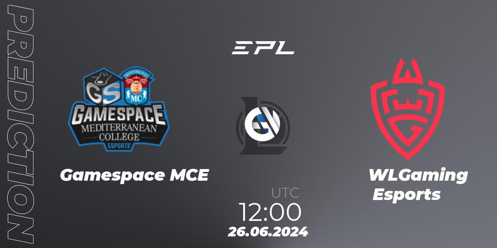 Gamespace MCE - WLGaming Esports: прогноз. 26.06.2024 at 12:00, LoL, European Pro League: Season 2