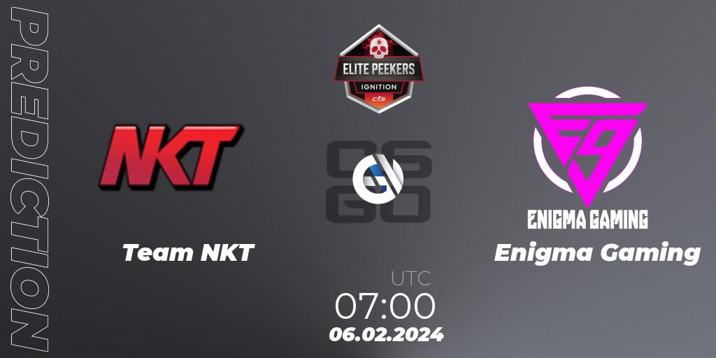 Team NKT - Enigma Gaming: прогноз. 06.02.2024 at 07:00, Counter-Strike (CS2), Elite Peekers Ignition