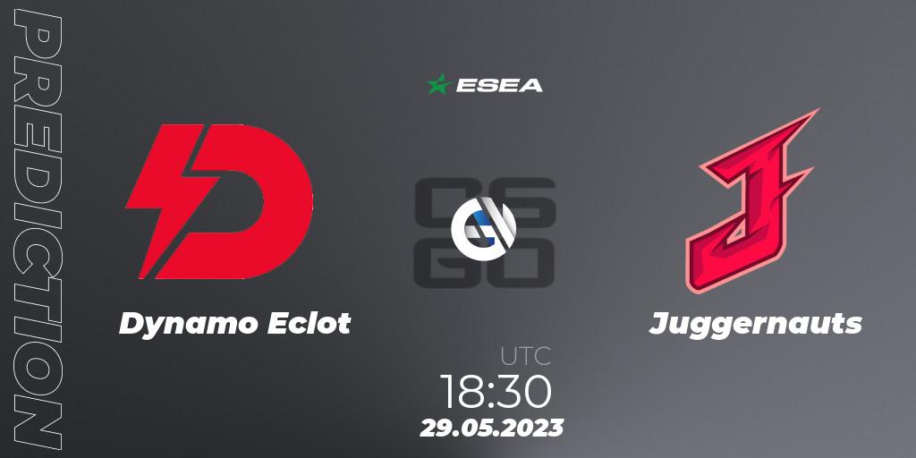 Dynamo Eclot - Juggernauts: прогноз. 29.05.23, CS2 (CS:GO), ESEA Advanced Season 45 Europe