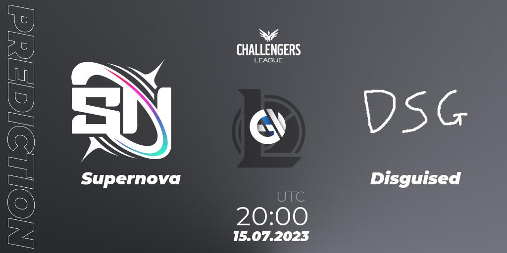 Supernova - Disguised: прогноз. 15.07.2023 at 22:00, LoL, North American Challengers League 2023 Summer - Group Stage