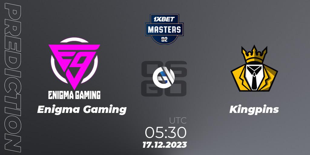Enigma Gaming - Kingpins: прогноз. 17.12.2023 at 05:30, Counter-Strike (CS2), Dust2.in Masters #5