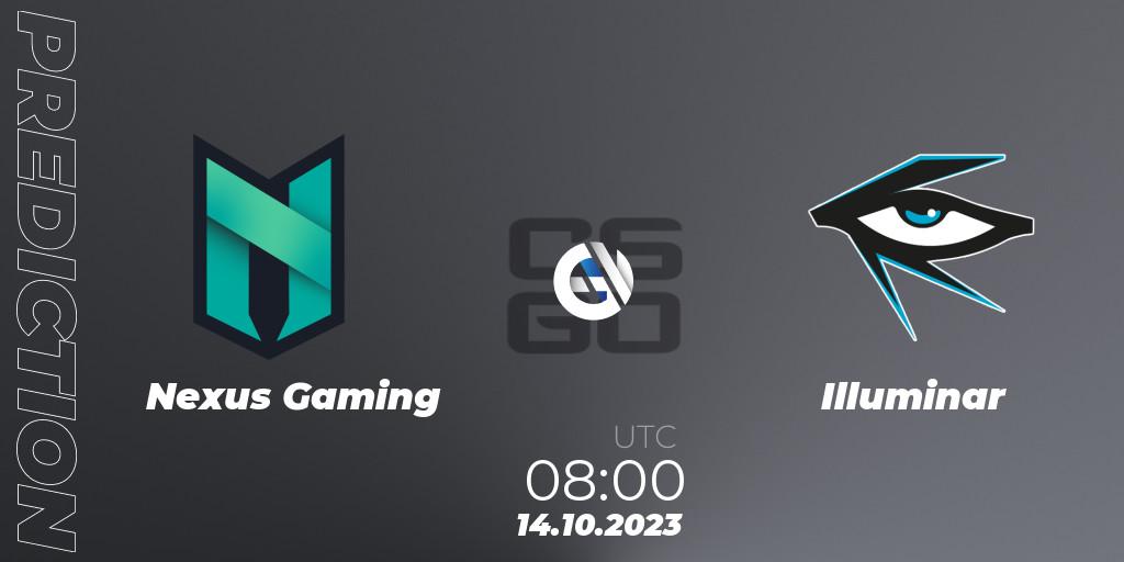 Nexus Gaming - Illuminar: прогноз. 14.10.2023 at 08:00, Counter-Strike (CS2), European Pro League Season 11: Division 2