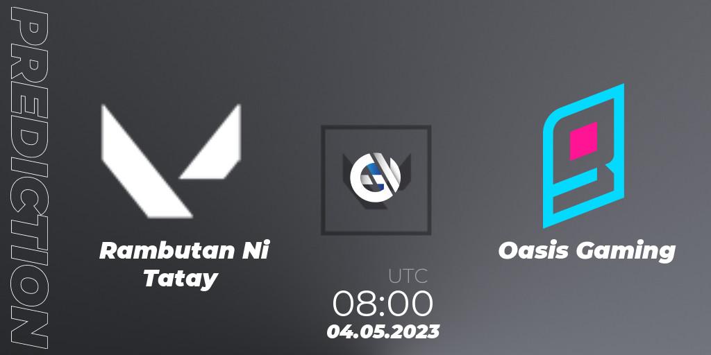 Rambutan Ni Tatay - Oasis Gaming: прогноз. 04.05.23, VALORANT, VALORANT Challengers 2023: Philippines Split 2 - Group stage