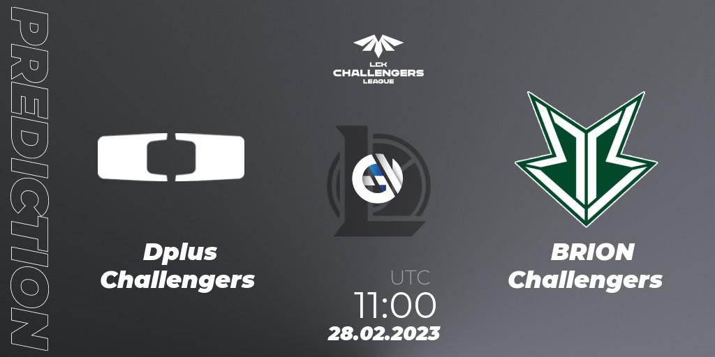 Dplus Challengers - BRION Challengers: прогноз. 28.02.2023 at 10:15, LoL, LCK Challengers League 2023 Spring